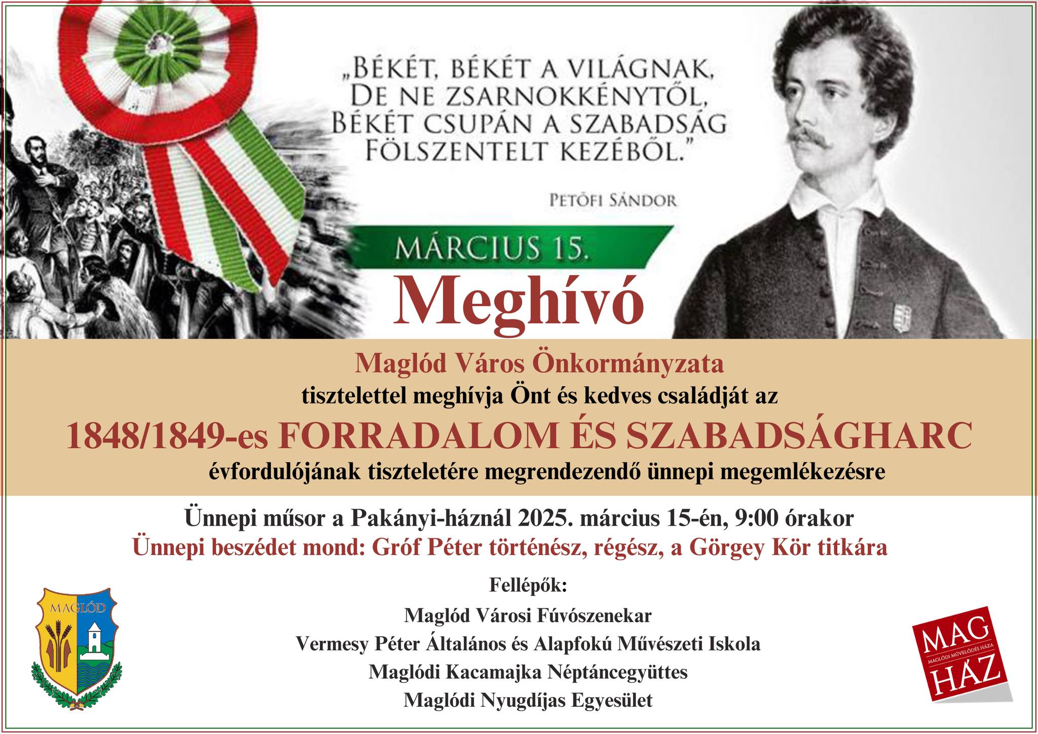 A meghívó plakát olvasható formában a plakát alatt található
